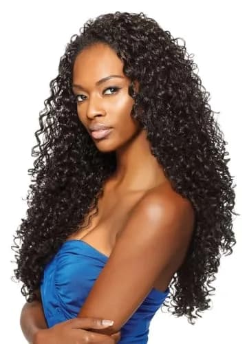 Outre Penny 26" (1B) Synthetic Quick Weave Half Wig | Natural Texture & Volume, Heat Resistant, Easy to Wear, Half Wig with New Cap Construction thumbnail 4