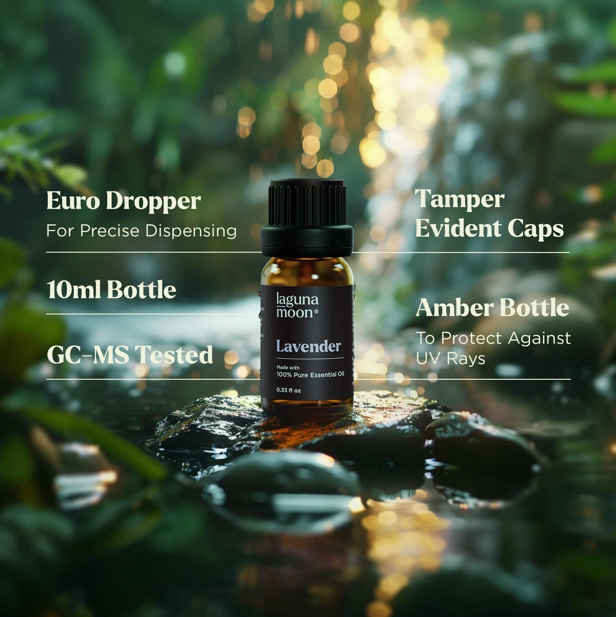 Lagunamoon Essential Oils Aromatherapy Set - 6 Oils for Diffusers, Home Care, Candle Making, 10mL | Pure, Natural, Gift-Ready thumbnail 5