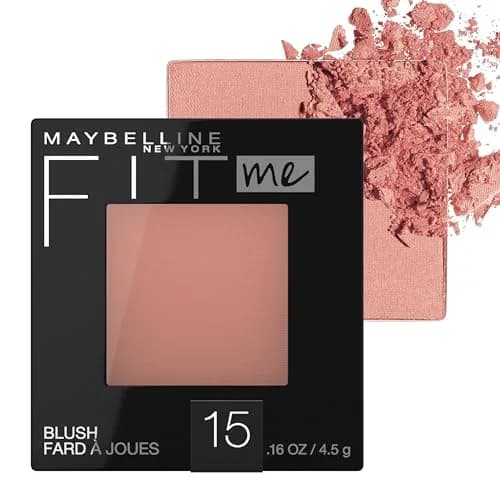 Maybelline Fit Me Blush in Nude: Lightweight, Smooth, Blendable, Long-lasting All-Day Face Makeup - main product image