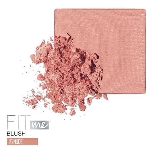 Maybelline Fit Me Blush in Nude: Lightweight, Smooth, Blendable, Long-lasting All-Day Face Makeup thumbnail 2