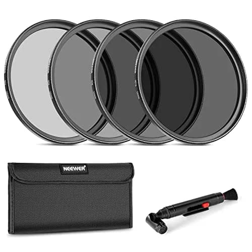 NEEWER 52mm ND Lens Filter Kit: ND2 ND4 ND8 ND16 | Neutral Density Filter Set for DSLR Cameras thumbnail 1