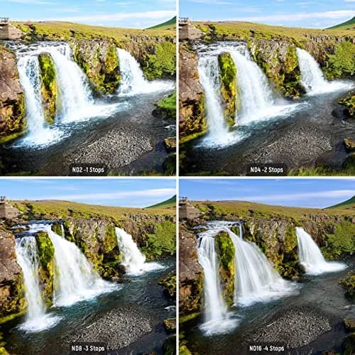 NEEWER 52mm ND Lens Filter Kit: ND2 ND4 ND8 ND16 | Neutral Density Filter Set for DSLR Cameras thumbnail 3
