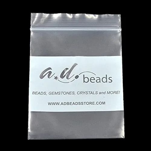 AD Beads Natural White Moonstone Gemstone Beads 6mm | Milky White with Rainbow Flash (15" Strand) thumbnail 9