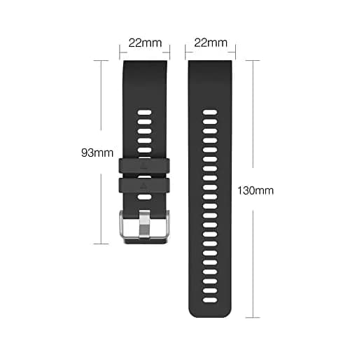 AUTRUN Compatible Garmin Forerunner 35 Silicone Wristband | Adjustable & Durable (130mm-230mm) thumbnail 5