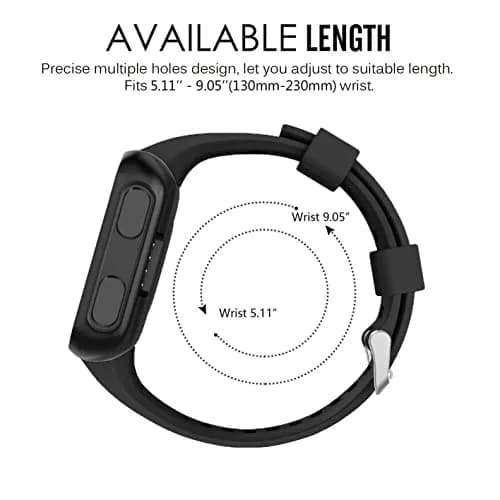 AUTRUN Compatible Garmin Forerunner 35 Silicone Wristband | Adjustable & Durable (130mm-230mm) thumbnail 6