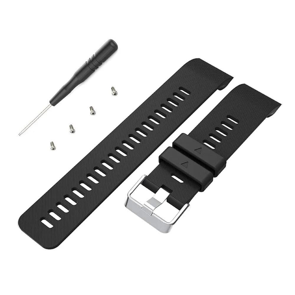 AUTRUN Compatible Garmin Forerunner 35 Silicone Wristband | Adjustable & Durable (130mm-230mm)