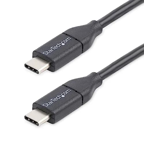 StarTech.com USB-C to USB-C Charging Cable 0.5m (1.6ft) | USB 2.0 Data Transfer 480Mbps thumbnail 1