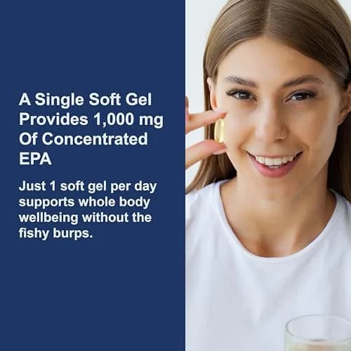 Carlson Elite EPA Gems 60 Softgels | 1000 mg Wild-Caught Omega-3 for Heart & Mood Support thumbnail 4