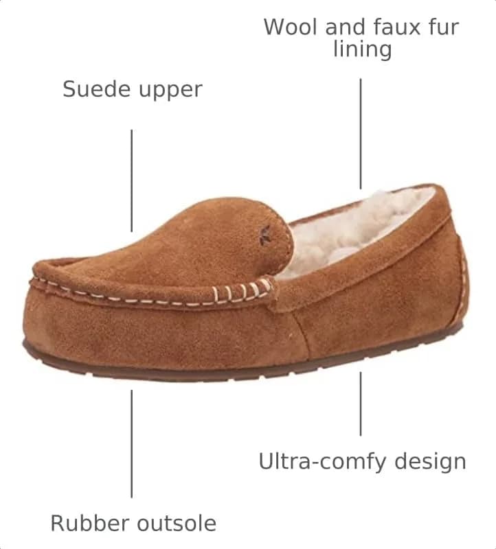 Koolaburra by UGG Women's Lezly Fashion Boot, Chestnut, 5 US | Suede Slip-On with Faux Fur Lining thumbnail 3