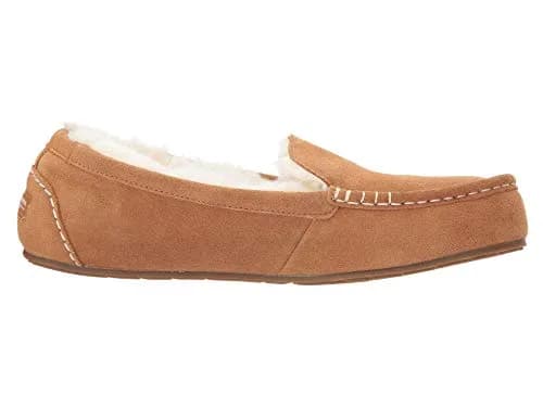 Koolaburra by UGG Women's Lezly Fashion Boot, Chestnut, 5 US | Suede Slip-On with Faux Fur Lining thumbnail 4