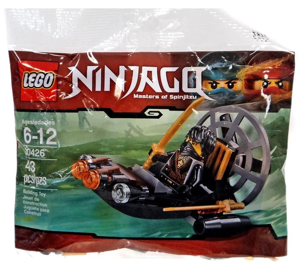 LEGO Ninjago Stealthy Swamp Airboat (30426) Bagged | 43 Pieces, Unisex, Polybag