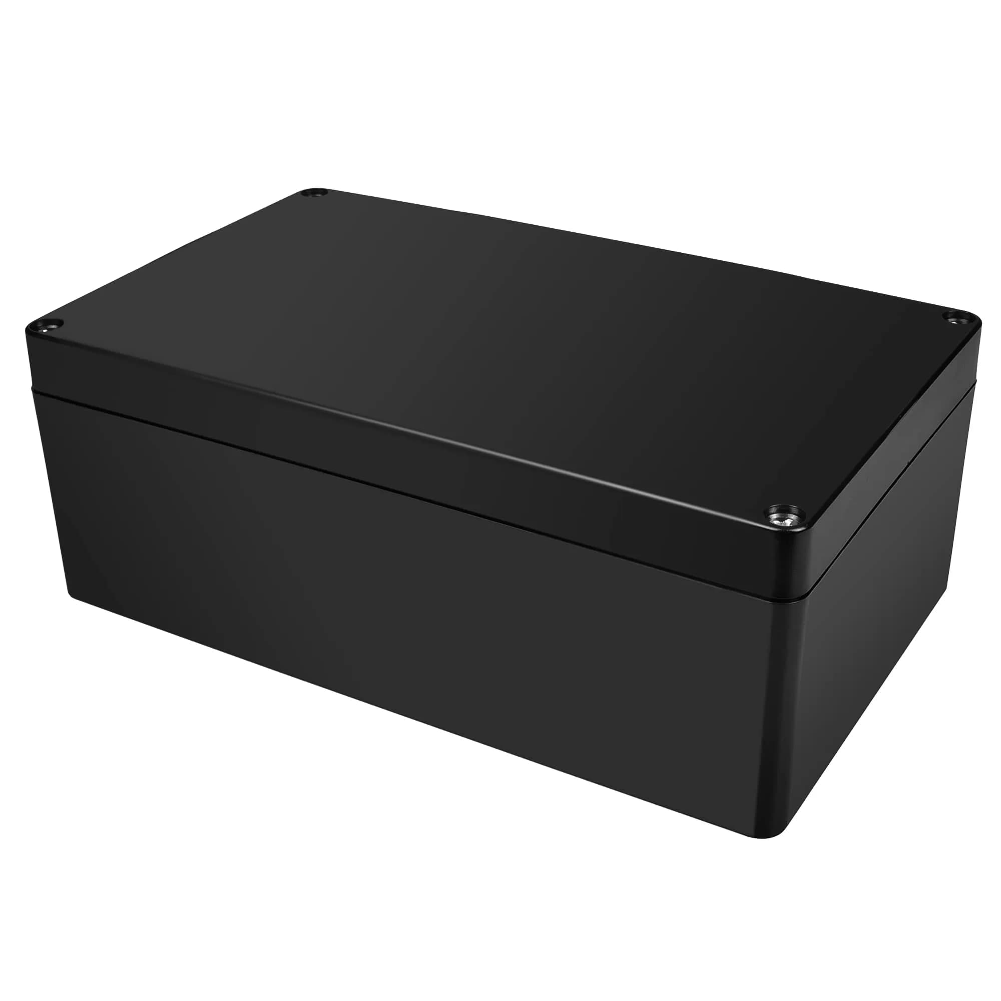 PINFOX Waterproof Electronic ABS Plastic Junction Project Box Enclosure 200mm x 120mm x 75mm | IP65 Waterproof — Black