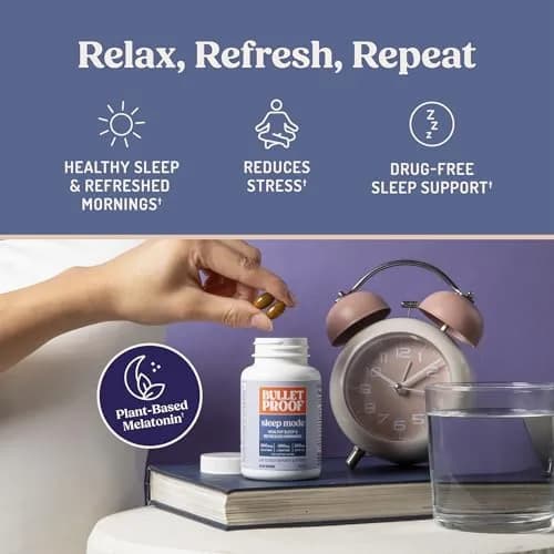 Bulletproof Sleep Mode Softgels 60 Count | Supports Restorative Sleep & Energy thumbnail 3