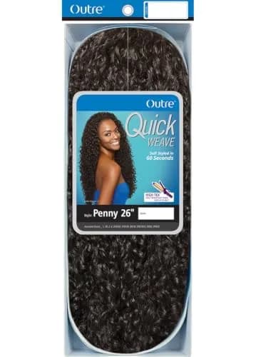 Outre Penny 26" Synthetic Quick Weave Half Wig | Natural Texture & Volume, Heat Resistant, Easy Style thumbnail 6