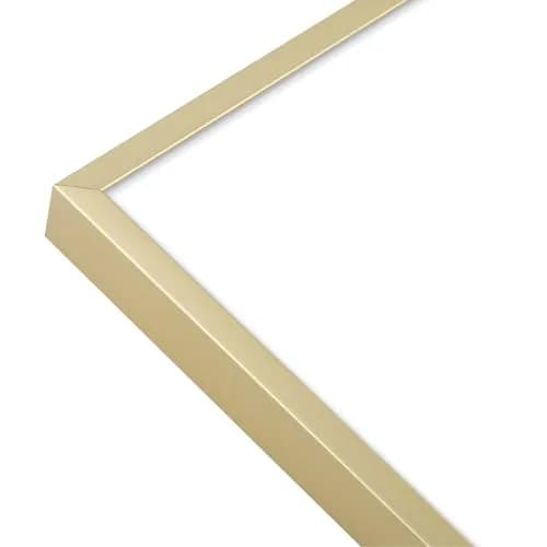 Frametory 8x10 Aluminum Picture Frame with Mat for 5x7 Photo, Gold | Wall & Tabletop Display thumbnail 7