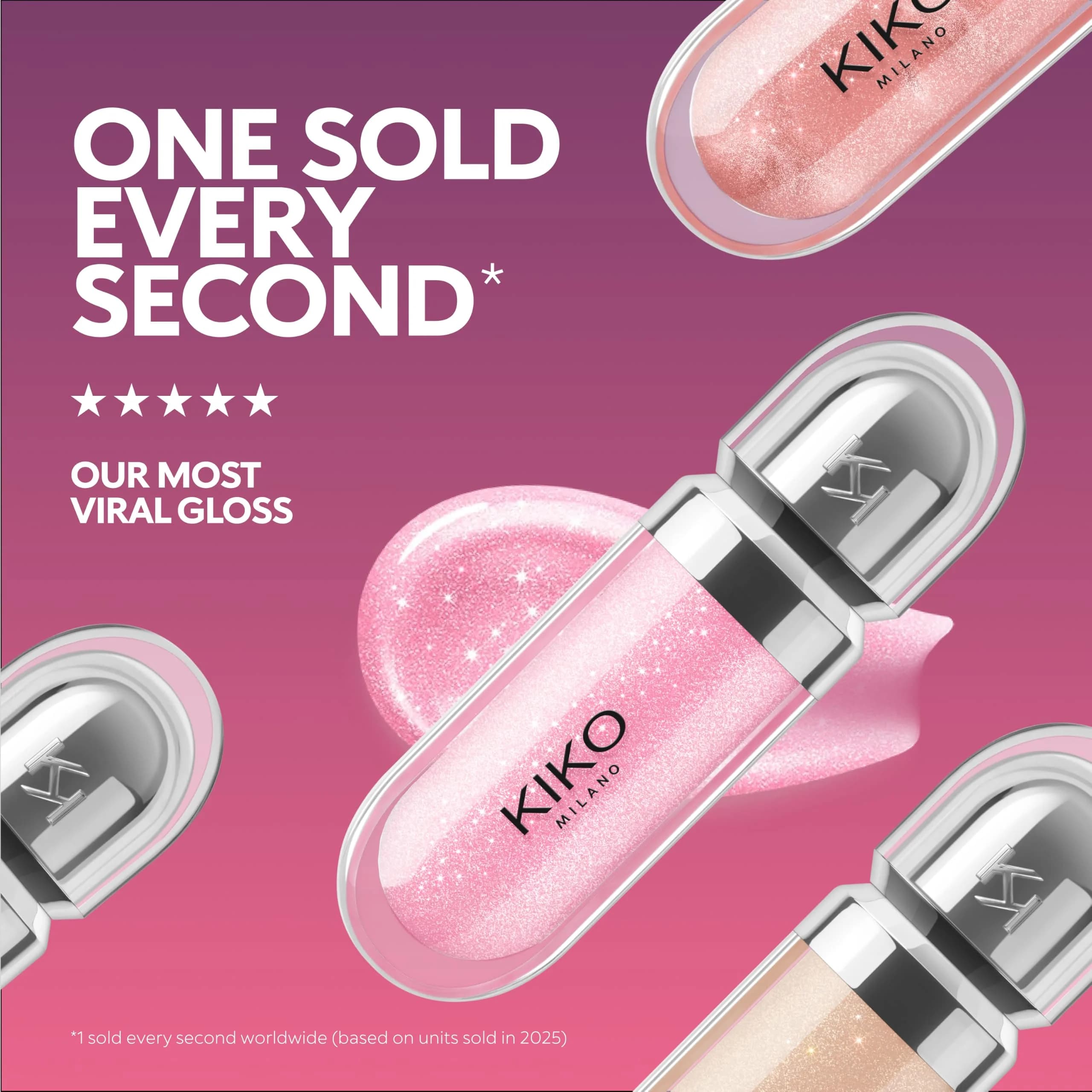 Kiko Milano 3D Hydra Lip Gloss 6.5ml (0.22 Fl Oz) | High Shine, Hydrating, Plumping, Non-Sticky - view 6