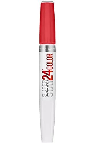Maybelline SuperStay 24 2-Step Liquid Lipstick Makeup Steady Red-Y, 1 kit | Long-Lasting Color & Conditioning Balm thumbnail 1