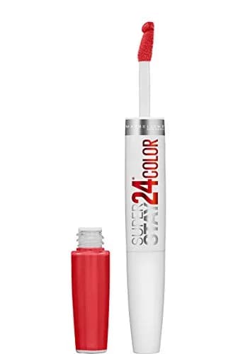 Maybelline SuperStay 24 2-Step Liquid Lipstick Makeup Steady Red-Y, 1 kit | Long-Lasting Color & Conditioning Balm thumbnail 2