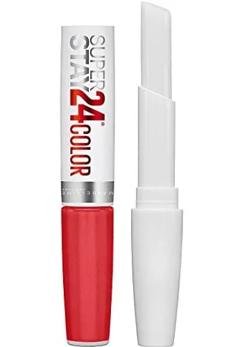 Maybelline SuperStay 24 2-Step Liquid Lipstick Makeup Steady Red-Y, 1 kit | Long-Lasting Color & Conditioning Balm thumbnail 3