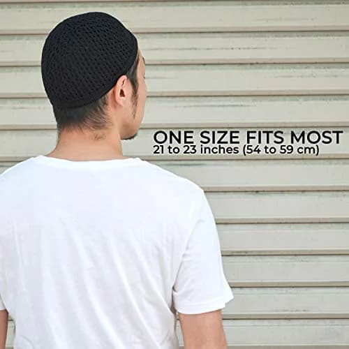 CHARM 100% Cotton Skull Cap Beige | Breathable Summer Headwear for Men & Women thumbnail 7
