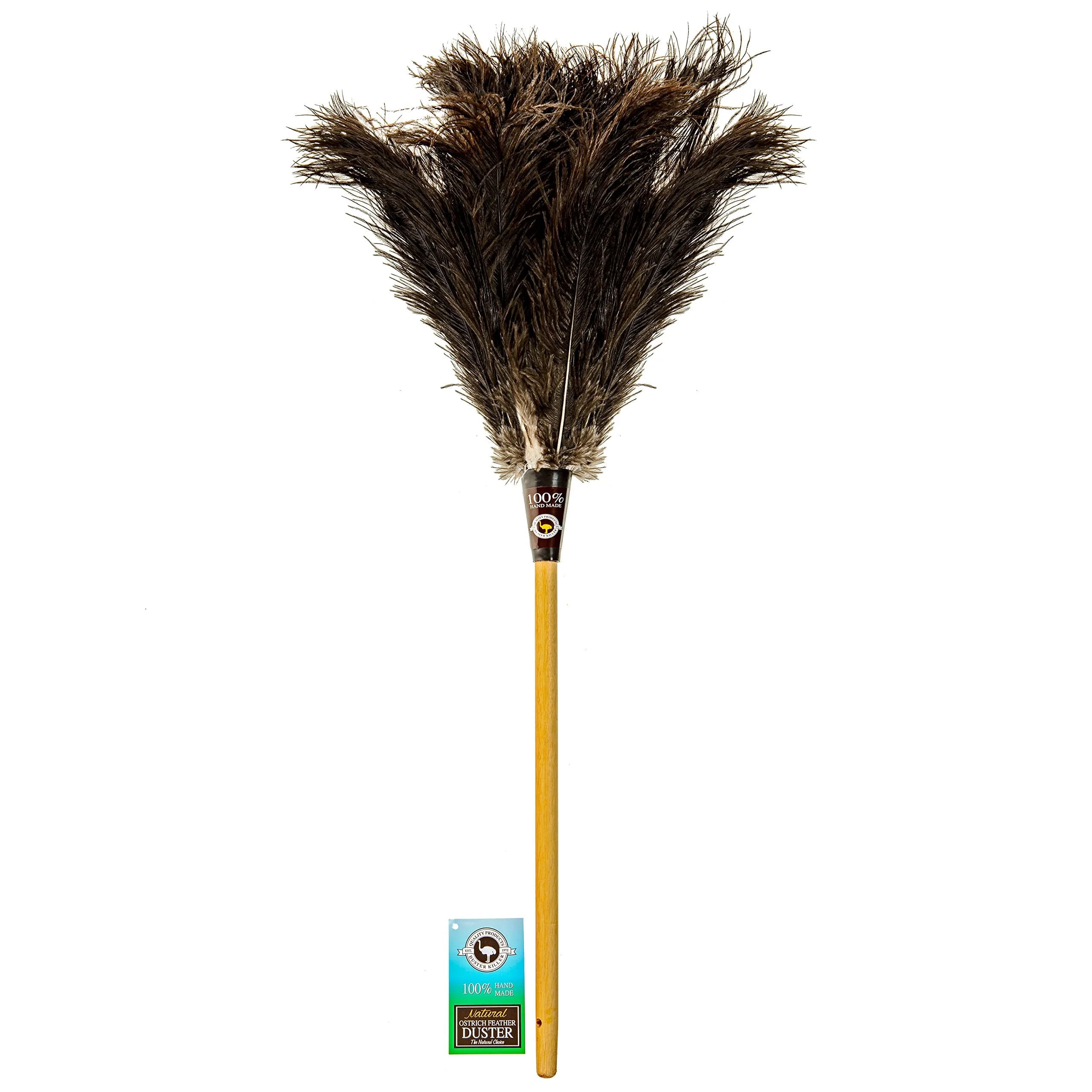 Dusters Killer Ostrich Feather Duster 35.5 cm (14 Inch) | Premium Black Feathers for Dust Attraction - view 3