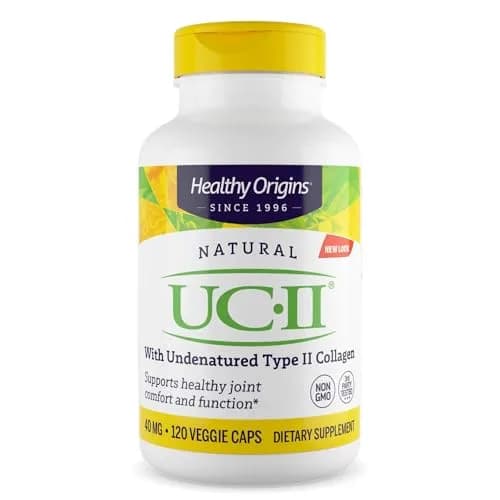 Healthy Origins UC-II Collagen 40 mg Veggie Caps (120 Count, 40 mg per serving) | Supports Joint Comfort, Mobility & Flexibility thumbnail 1