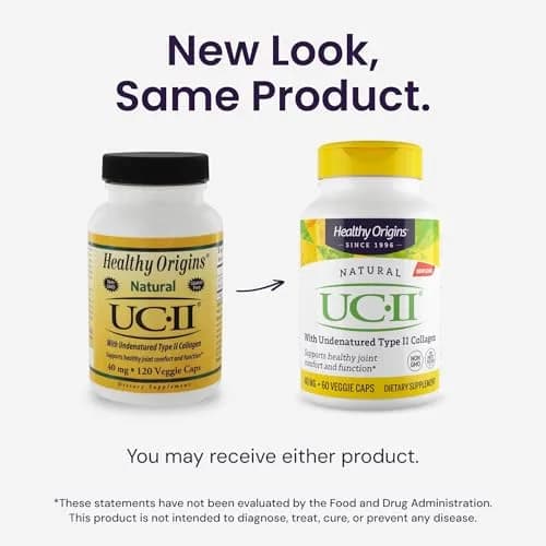 Healthy Origins UC-II Collagen 40 mg Veggie Caps (120 Count, 40 mg per serving) | Supports Joint Comfort, Mobility & Flexibility thumbnail 7