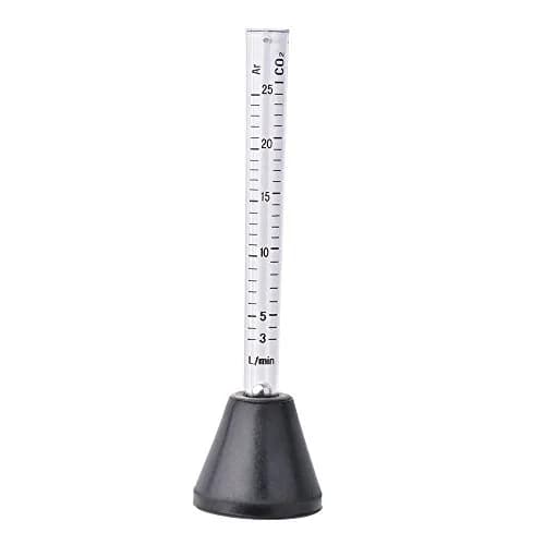 Sxstar Gas Flow Meter Tester Peashooter Style 14cm (5.5in) | Measures 0-25 LPM for MIG/TIG Torches thumbnail 1