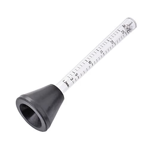 Sxstar Gas Flow Meter Tester Peashooter Style 14cm (5.5in) | Measures 0-25 LPM for MIG/TIG Torches thumbnail 2