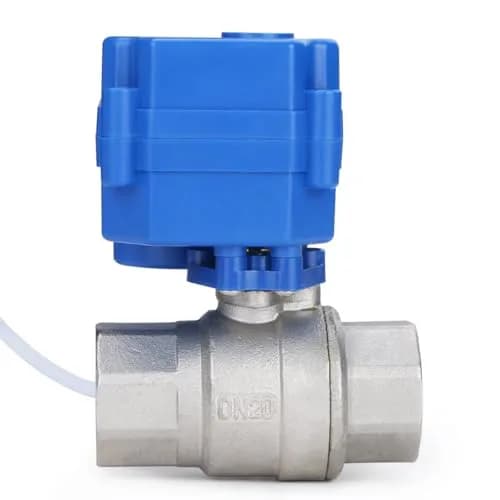 U.S. Solid 3/4" NSF Certified Stainless Steel Motorized Ball Valve | Full Port, 9-24V AC/DC, Auto Return thumbnail 7