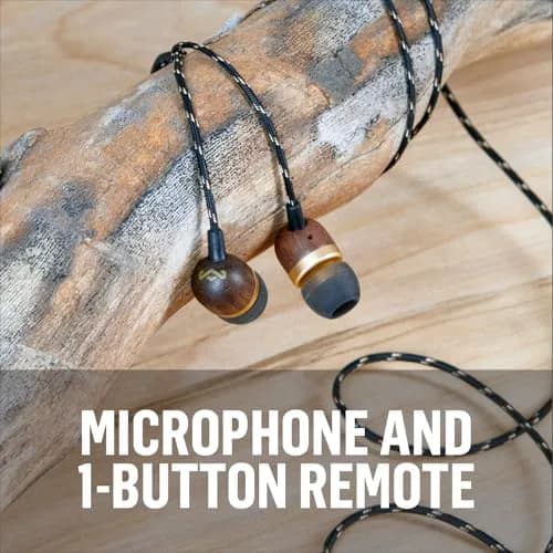House of Marley Smile Jamaica Wired Earbuds with Microphone, Noise-Isolating In-Ear Headphones, 32g (1.13 oz) | 9mm Dynamic Drivers thumbnail 8