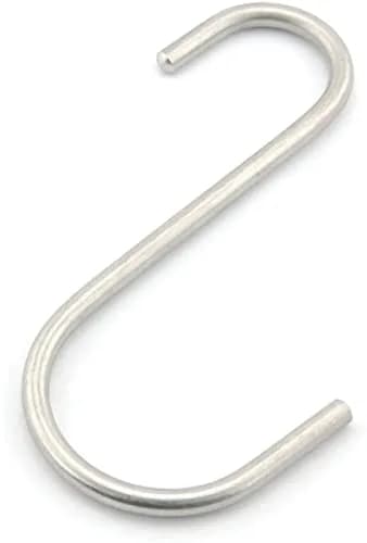 NX Garden Heavy Duty Stainless Steel S Hook 5.25 Inches | Supports 200 lbs, Rust-Resistant, Multi-Use (70-120 chars) thumbnail 1