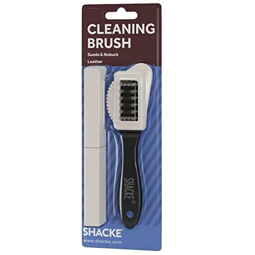 Shacke Suede & Nubuck Brush Kit with 2 Erasers | 4-Way Cleaner for Shoes, Boots, Bags thumbnail 2
