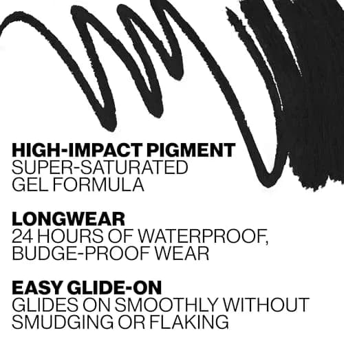 Smashbox Gel Eye Liner 24-Hour Waterproof | Pigment-Rich, Long-Lasting Gel Pencil for Eye Makeup, Waterline, Fishnet, 0.04 Oz thumbnail 2
