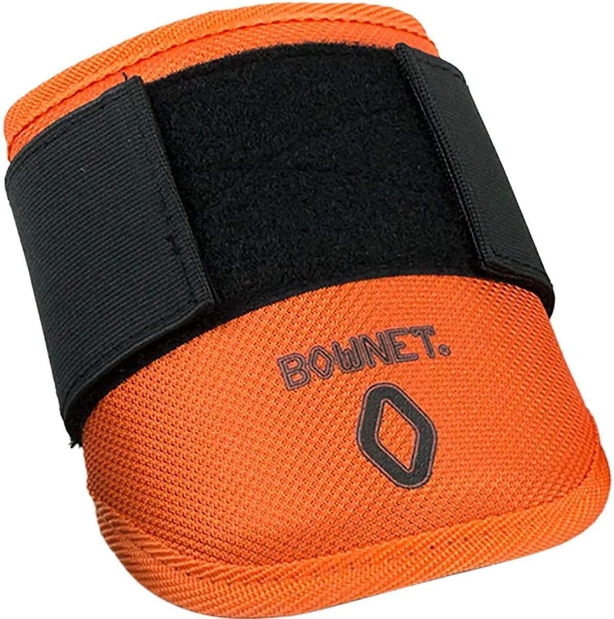 Bownet Adult Baseball Elbow Guard for Baseball & Softball - Orange | Form-Fitting, Lightweight, Adjustable — Orange