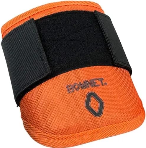Bownet Adult Baseball Elbow Guard for Baseball & Softball - Orange | Form-Fitting, Lightweight, Adjustable thumbnail 1
