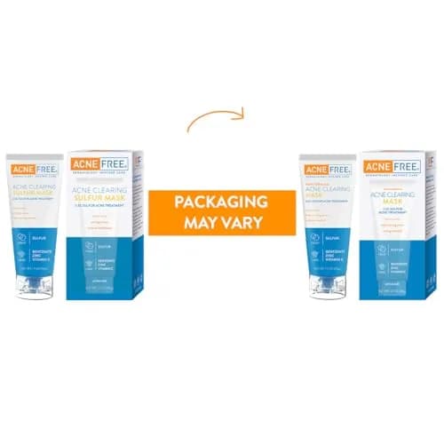 AcneFree Acne Clearing Mask with Sulfur for Acne & Oily Skin, 1.7 Oz | Absorbs Excess Oil & Unclogs Pores thumbnail 2