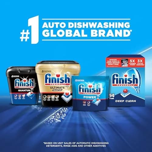 Finish Powerball Dishwasher Pods Plastic Free Fresh Scent 94 Count | 3X Concentrated Cleaning Power thumbnail 7