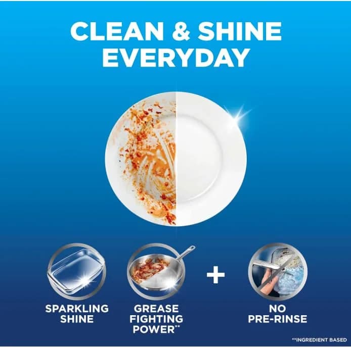 Finish Powerball Dishwasher Pods Plastic Free Fresh Scent 94 Count | 3X Concentrated Cleaning Power - view 2