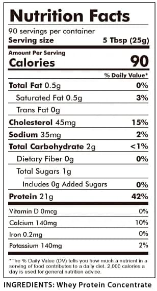 Raw Organic Whey Grass Fed Whey Protein Powder Unflavored 2.27 kg (5 lb) | 100% Pure Single Ingredient thumbnail 4