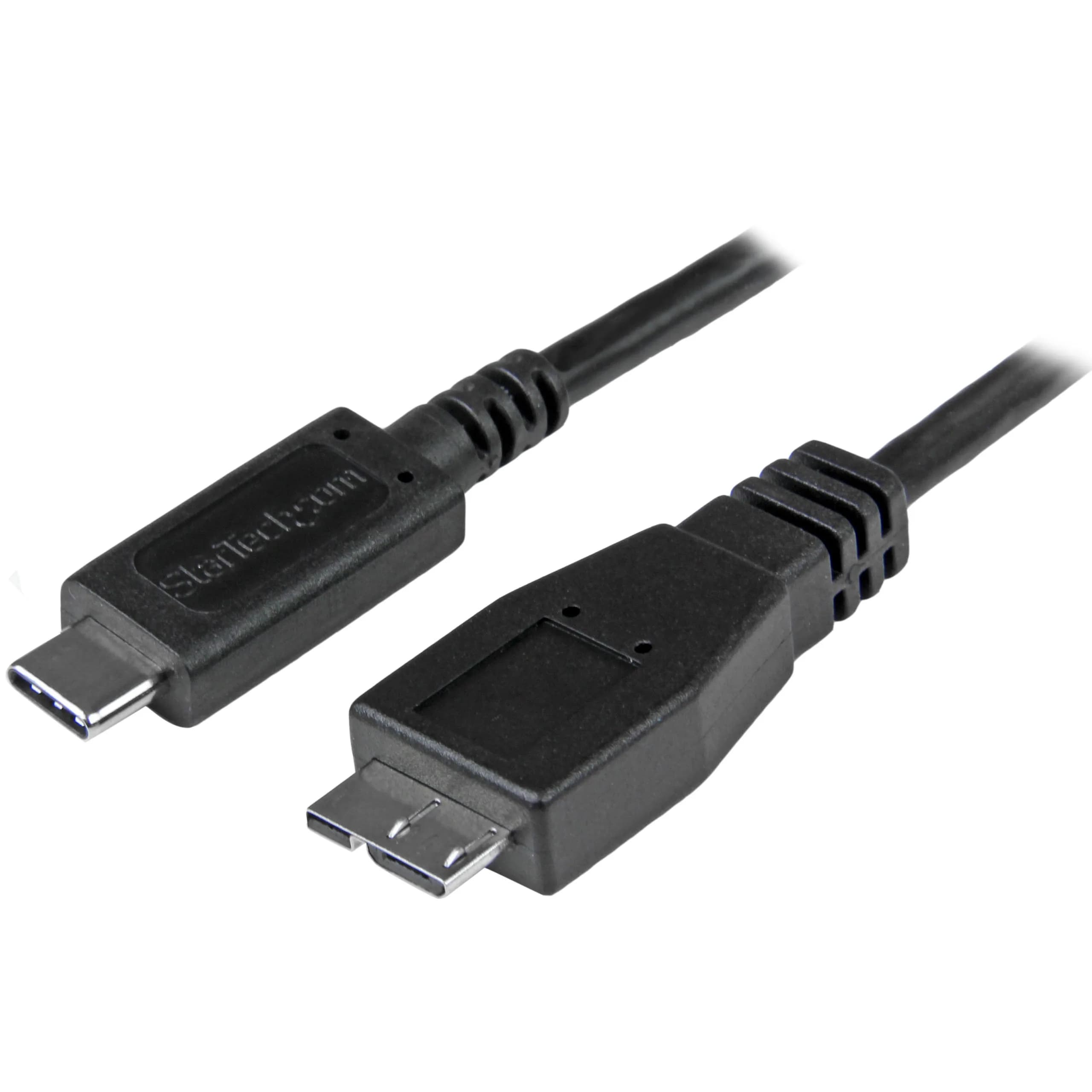 StarTech.com USB-C to Micro-B Cable 0.5m (1.6ft) | 10Gbps Data Transfer & 3A Charging - main product image