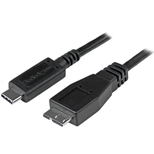 StarTech.com USB-C to Micro-B Cable 0.5m (1.6ft) | 10Gbps Data Transfer & 3A Charging thumbnail 1