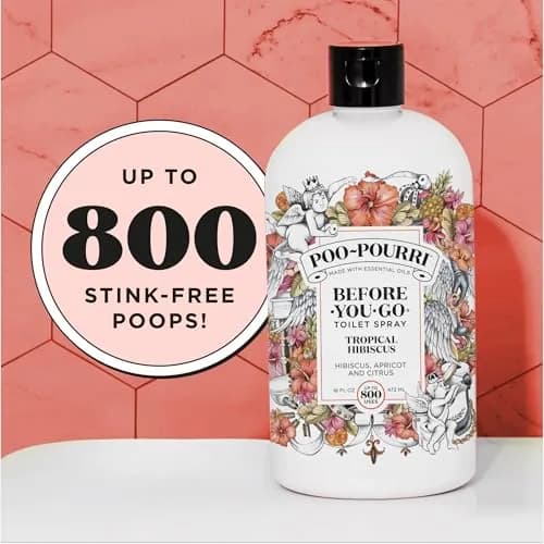 Poo-Pourri Before-You-Go Toilet Spray Refill, Tropical Hibiscus, 473ml (16 Fl Oz) | Up to 800 Uses thumbnail 6