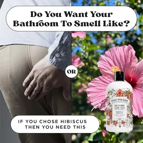 Poo-Pourri Before-You-Go Toilet Spray Refill, Tropical Hibiscus, 473ml (16 Fl Oz) | Up to 800 Uses thumbnail 7