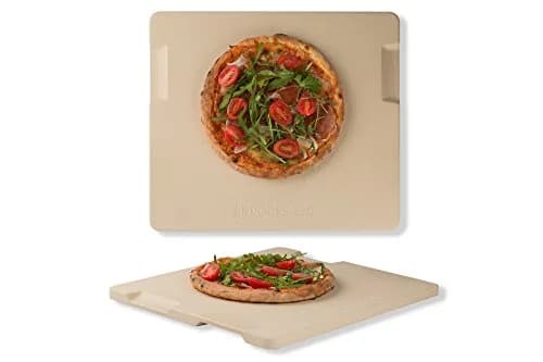 ROCKSHEAT Large Pizza Stone 16"x14" Rectangular | Oven & Grill Ready, 1400℉ Resistance thumbnail 1