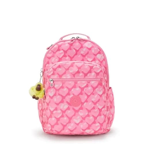 Kipling Seoul Extra Large 17” Laptop Backpack True Blue | Durable, Roomy with Padded Shoulder Straps, Bag thumbnail 1