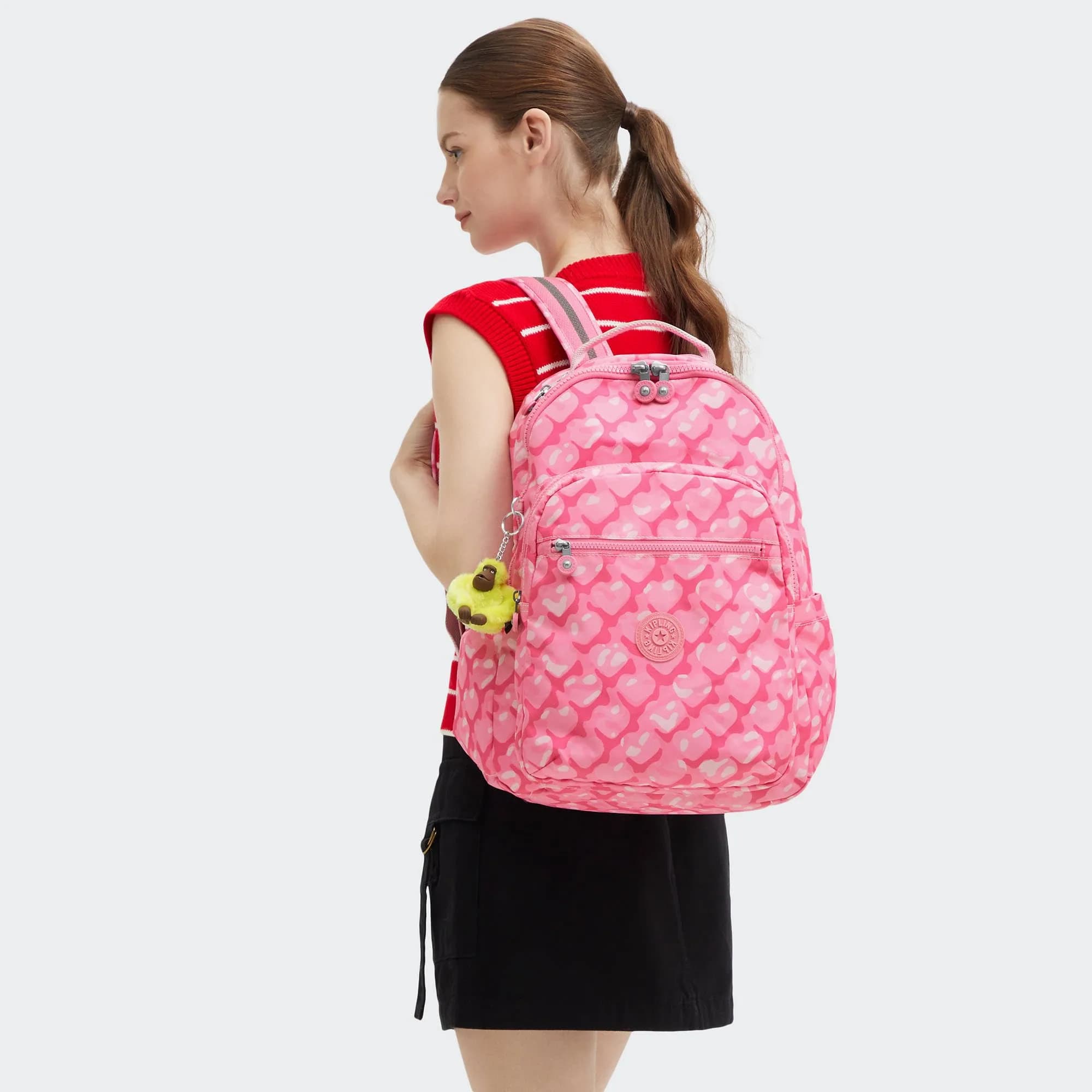 Kipling Seoul Extra Large 17” Laptop Backpack True Blue | Durable, Roomy with Padded Shoulder Straps, Bag - view 4