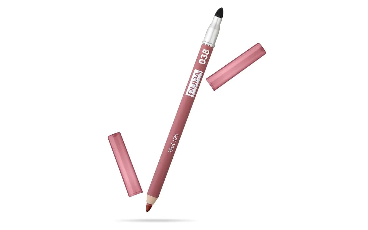 Pupa Milano True Lips Blendable Lip Liner - Dual-Ended Matte Lip Contour & Brush - Hydrating, High Pigment, Paraben Free, 0.042 oz - main product image