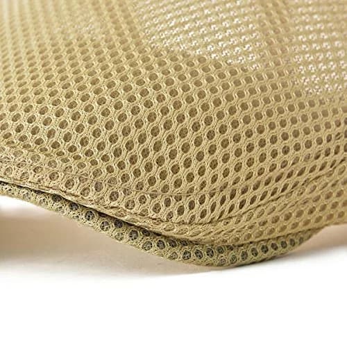 VOBOOM Men's Breathable Mesh Summer Hat Adjustable Newsboy Beret Ivy Cabbie Flat Cap Khaki thumbnail 6