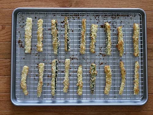 USA Pan Jelly Roll Cooling Rack 13.75 x 8.62 inches | Nonstick Stainless Steel Oven Safe thumbnail 5